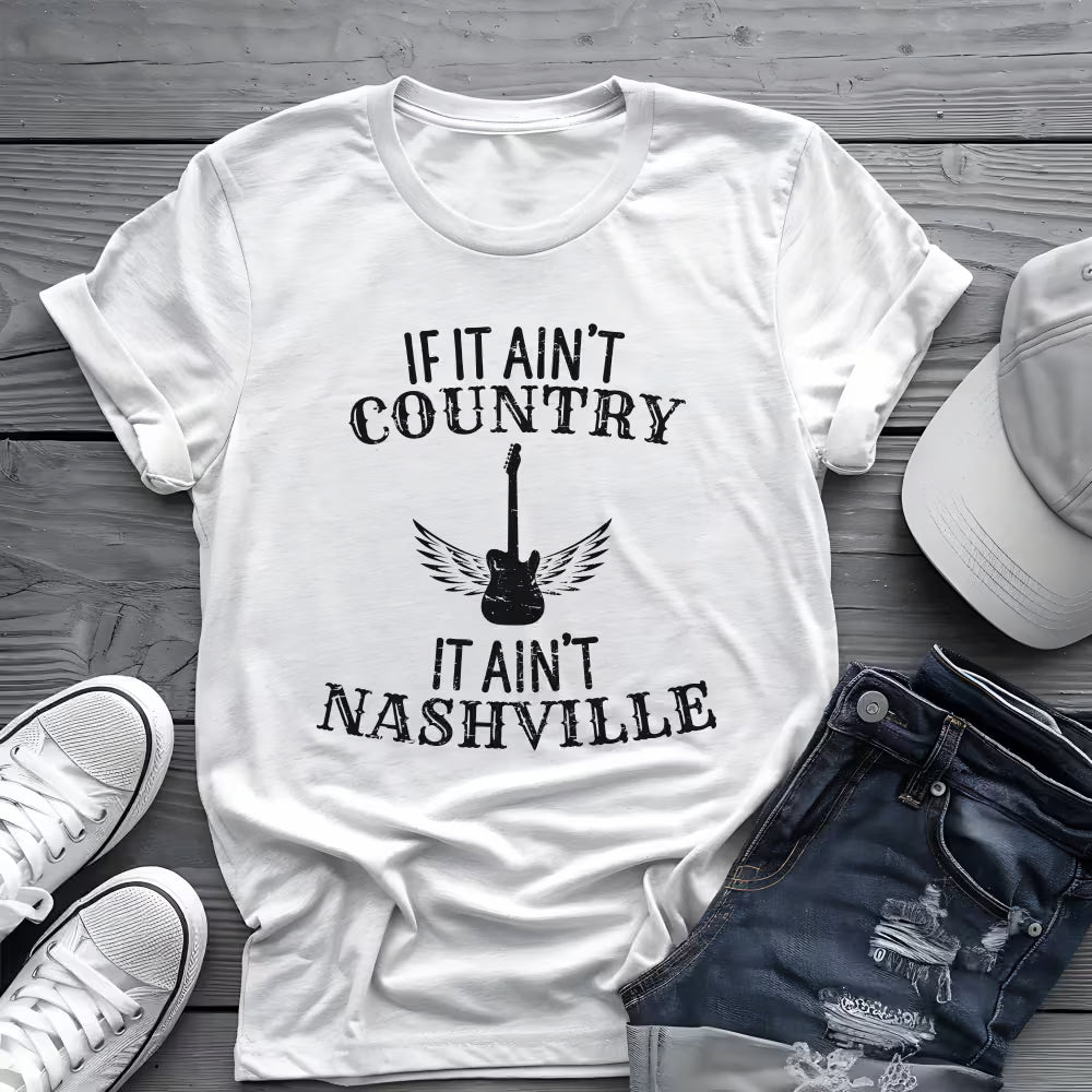 Country Nashville Tee 🎸 Funny Music City Shirt