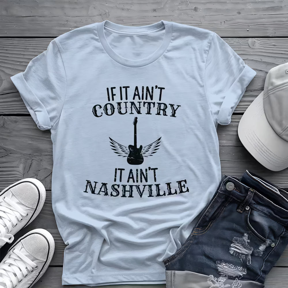 Country Nashville Tee 🎸 Funny Music City Shirt