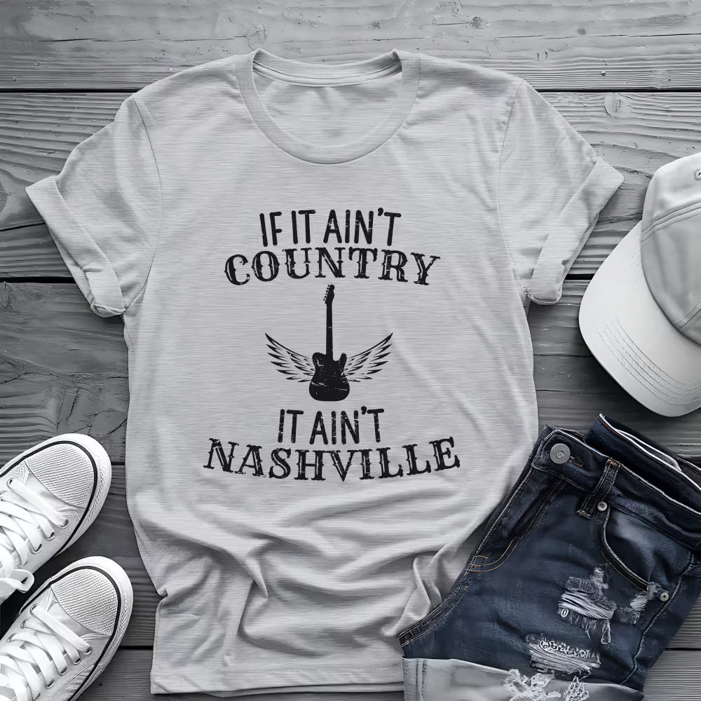 Country Nashville Tee 🎸 Funny Music City Shirt