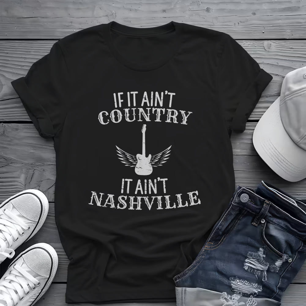 Country Nashville Tee 🎸 Funny Music City Shirt