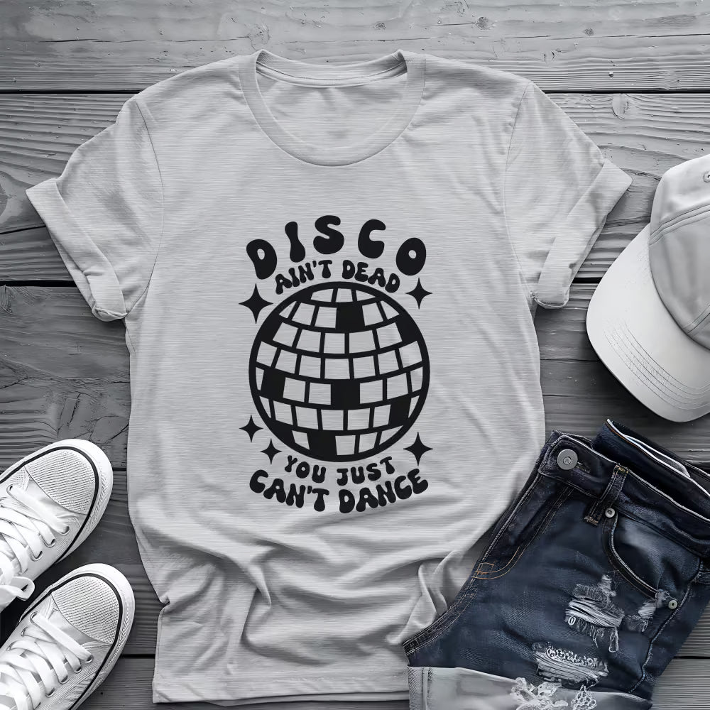 Disco Ain't Dead Tee 🕺 Funny Retro 70s Shirt - Disco Music Shirt