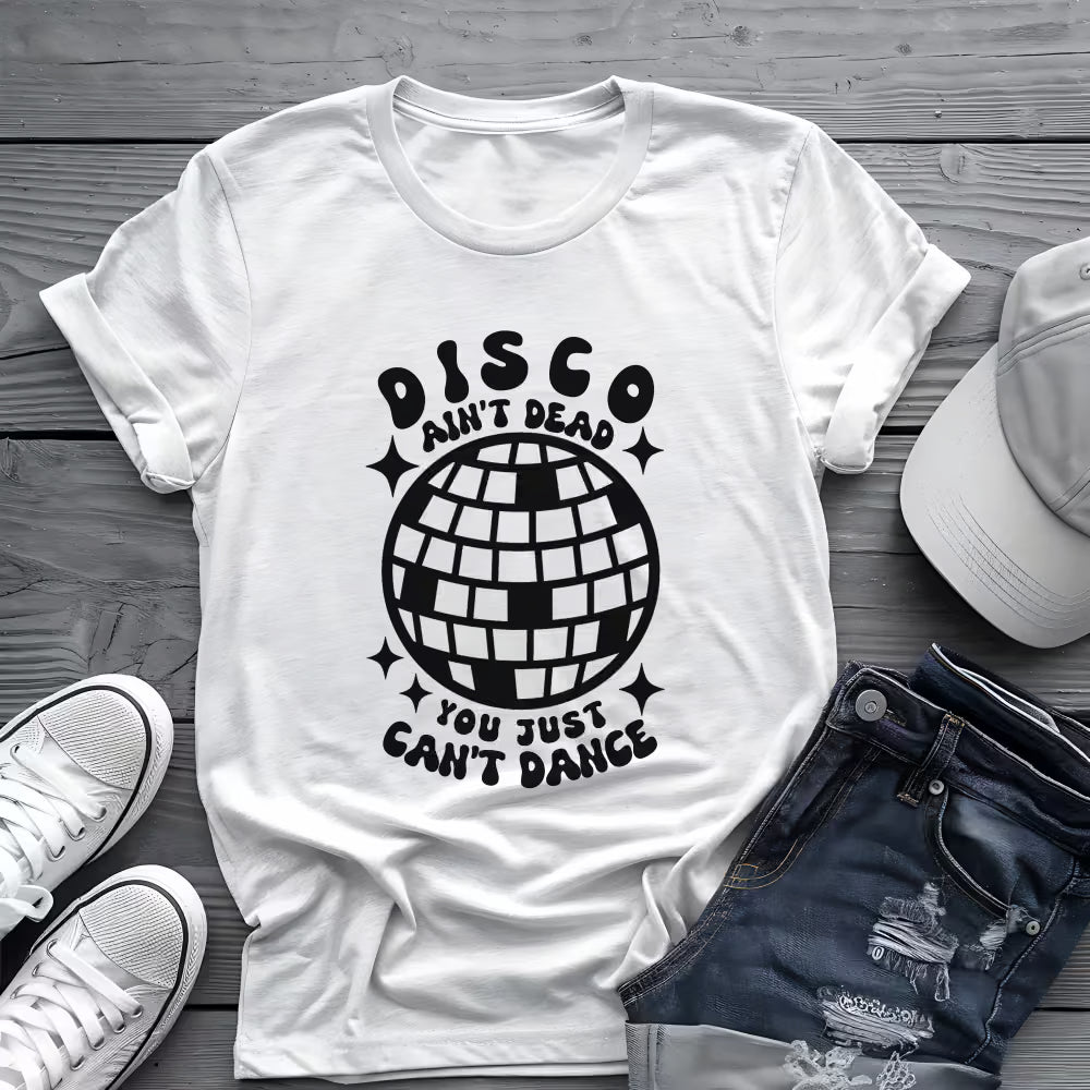 Disco Ain't Dead Tee 🕺 Funny Retro 70s Shirt - Disco Music Shirt