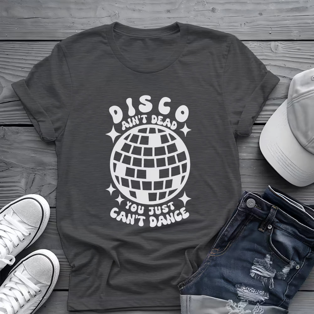 Disco Ain't Dead Tee 🕺 Funny Retro 70s Shirt - Disco Music Shirt