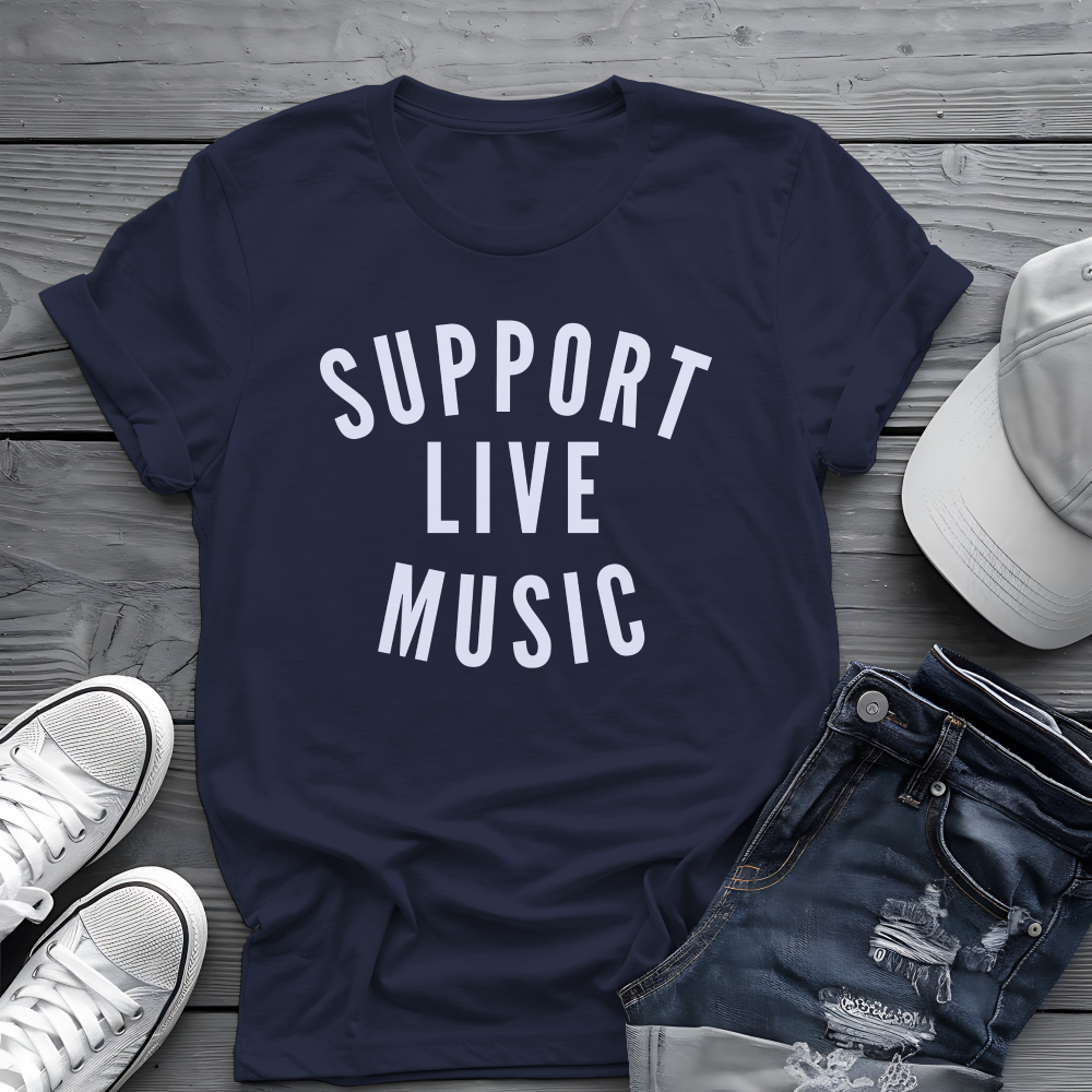 Support Live Music Tee 🎶 Concert Lover Shirt - Music Performer Shirt