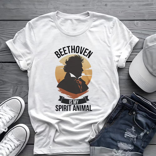 Beethoven Spirit Animal Tee 🎶 Funny Classical Music Shirt