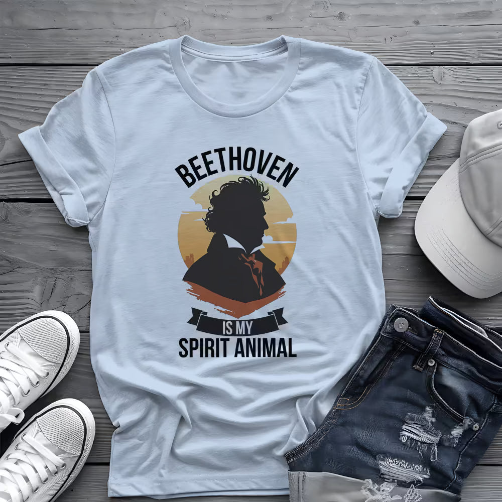 Beethoven Spirit Animal Tee 🎶 Funny Classical Music Shirt