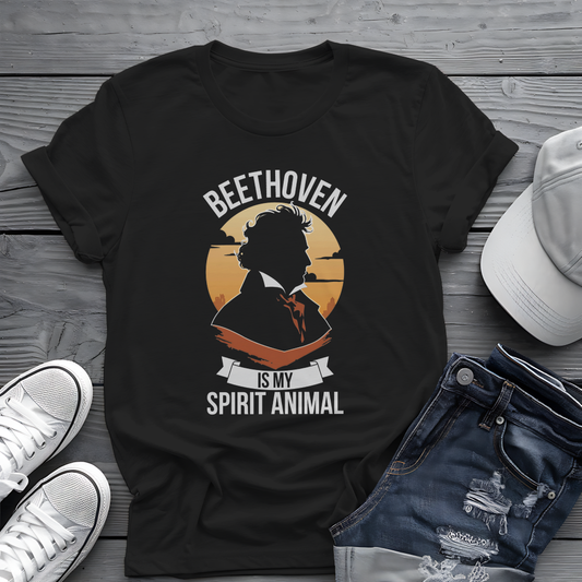 Beethoven Spirit Animal Tee 🎶 Funny Classical Music Shirt