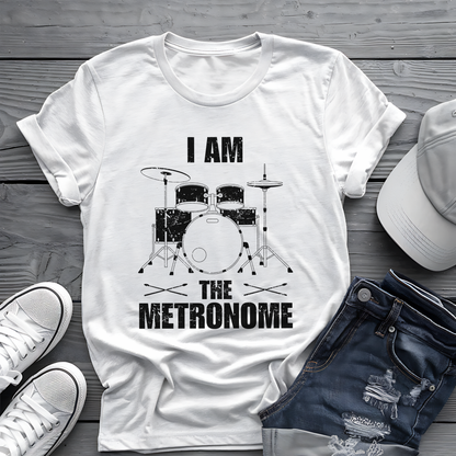 I Am The Metronome Drummer Tee 🥁 Funny Drum Shirt