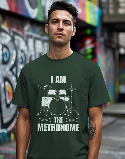 I Am The Metronome Drummer Tee 🥁 Funny Drum Shirt