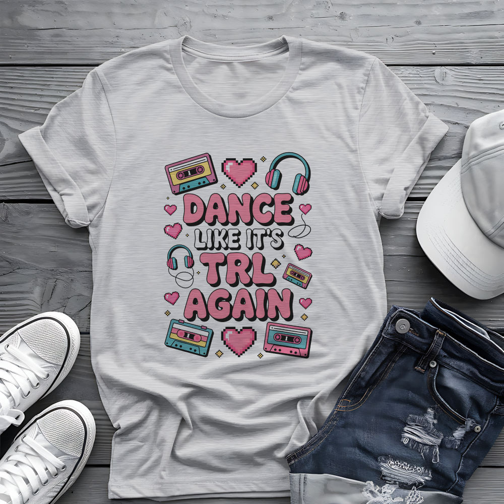 TRL Dance Tee 🕺 90s Music Nostalgia Shirt - Retro Pop
