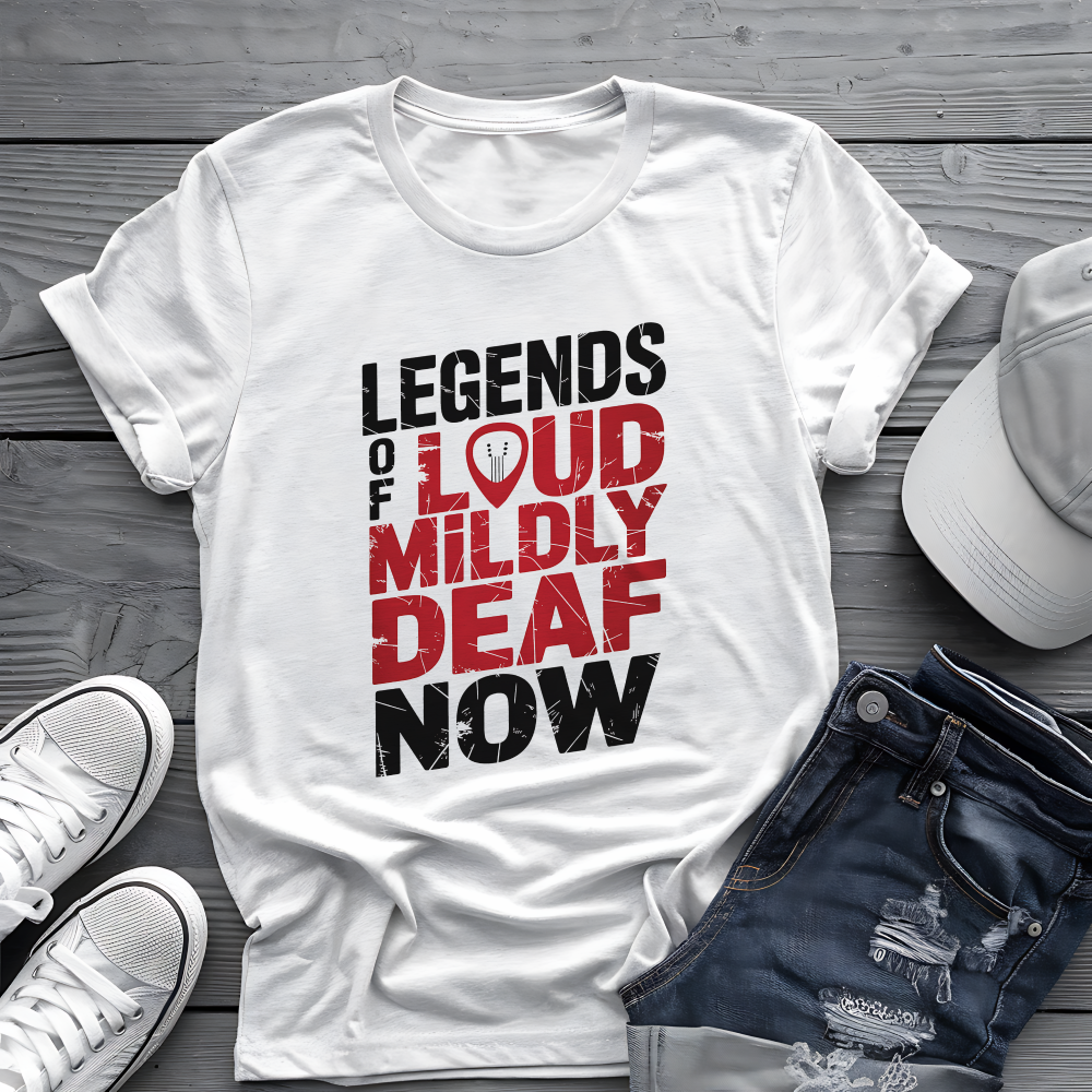 Legends Of Loud Tee 🎸 Funny Rock Musician Shirt