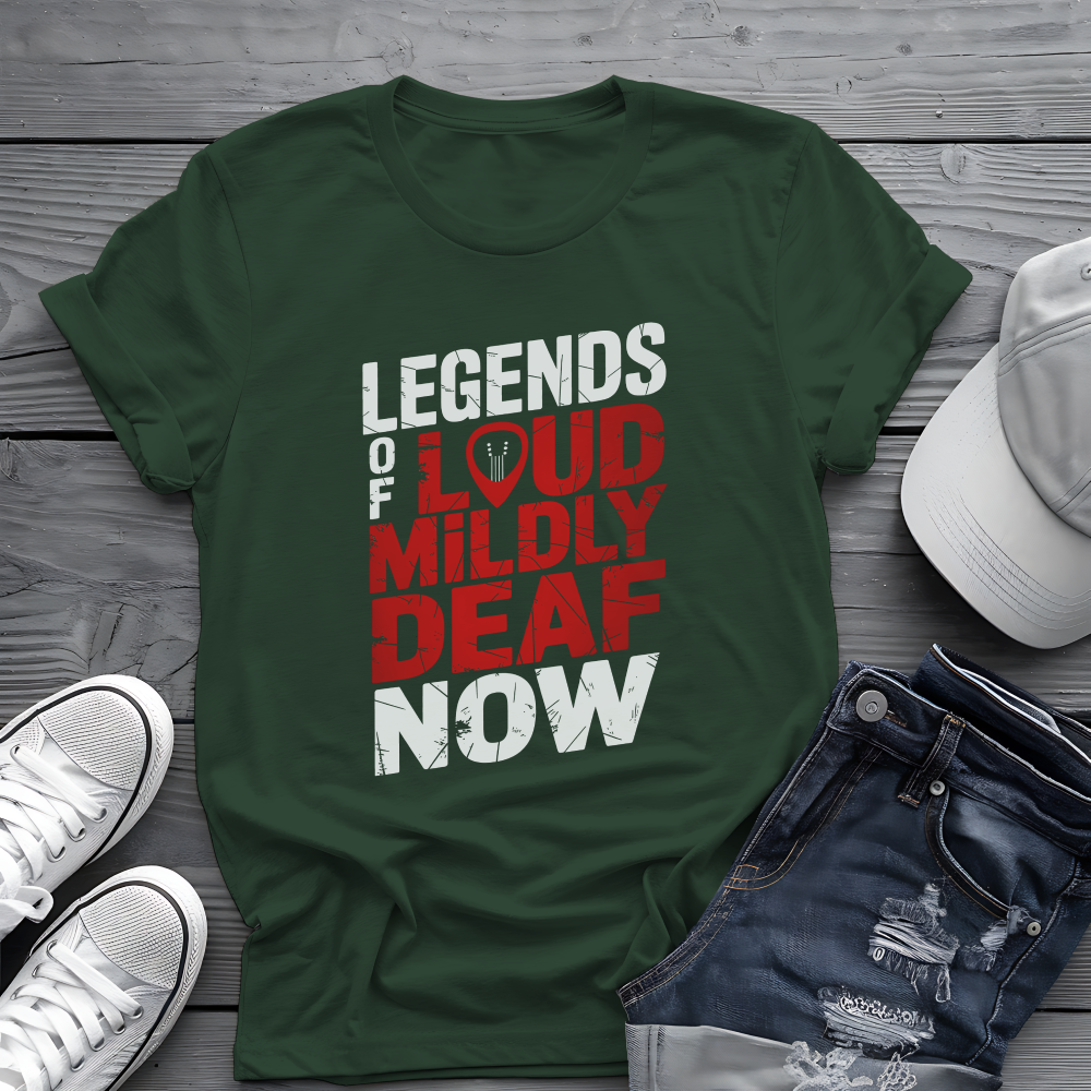 Legends Of Loud Tee 🎸 Funny Rock Musician Shirt