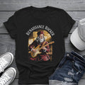 Renaissance Rocker: Da Vinci Guitar Virtuoso Premium Graphic Tee 🎸