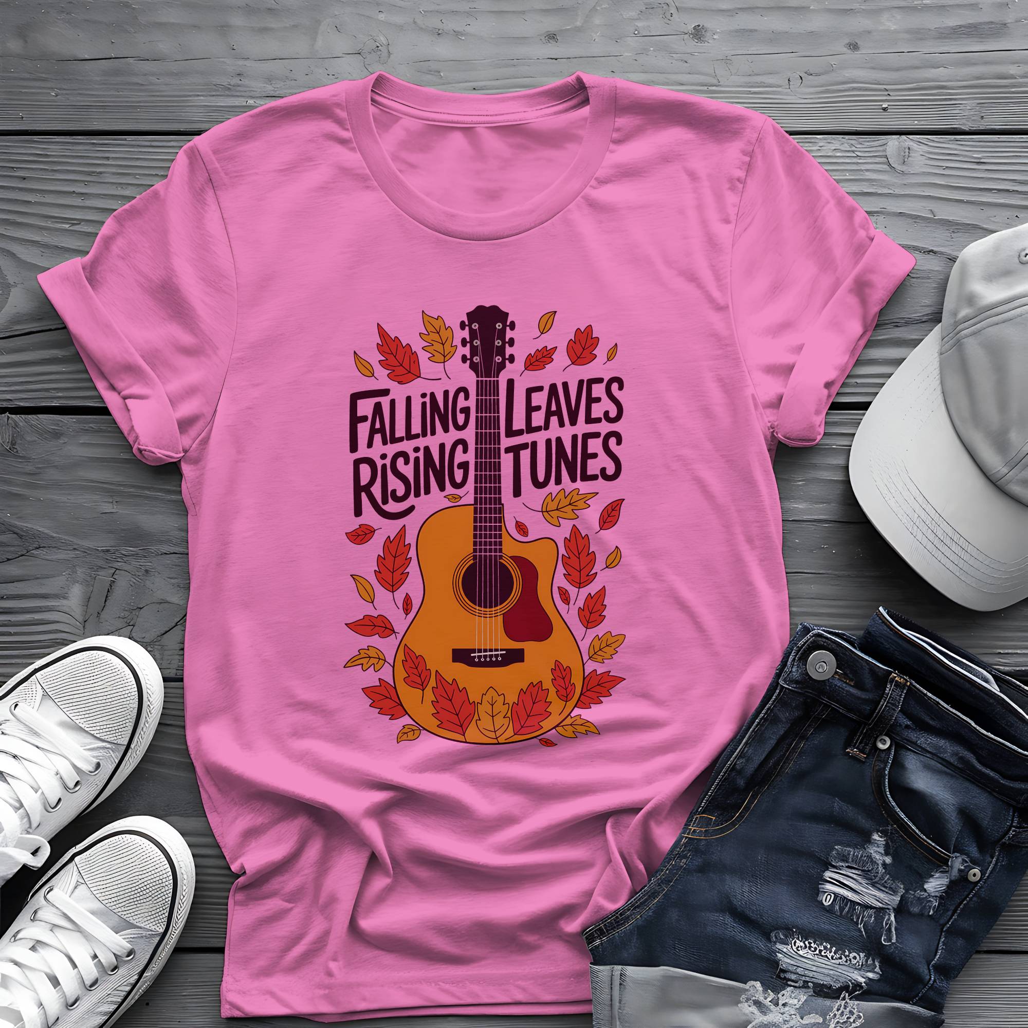 Four Seasons One Rhythm: Universal Musical Tree Graphic Tee 🌳🎵