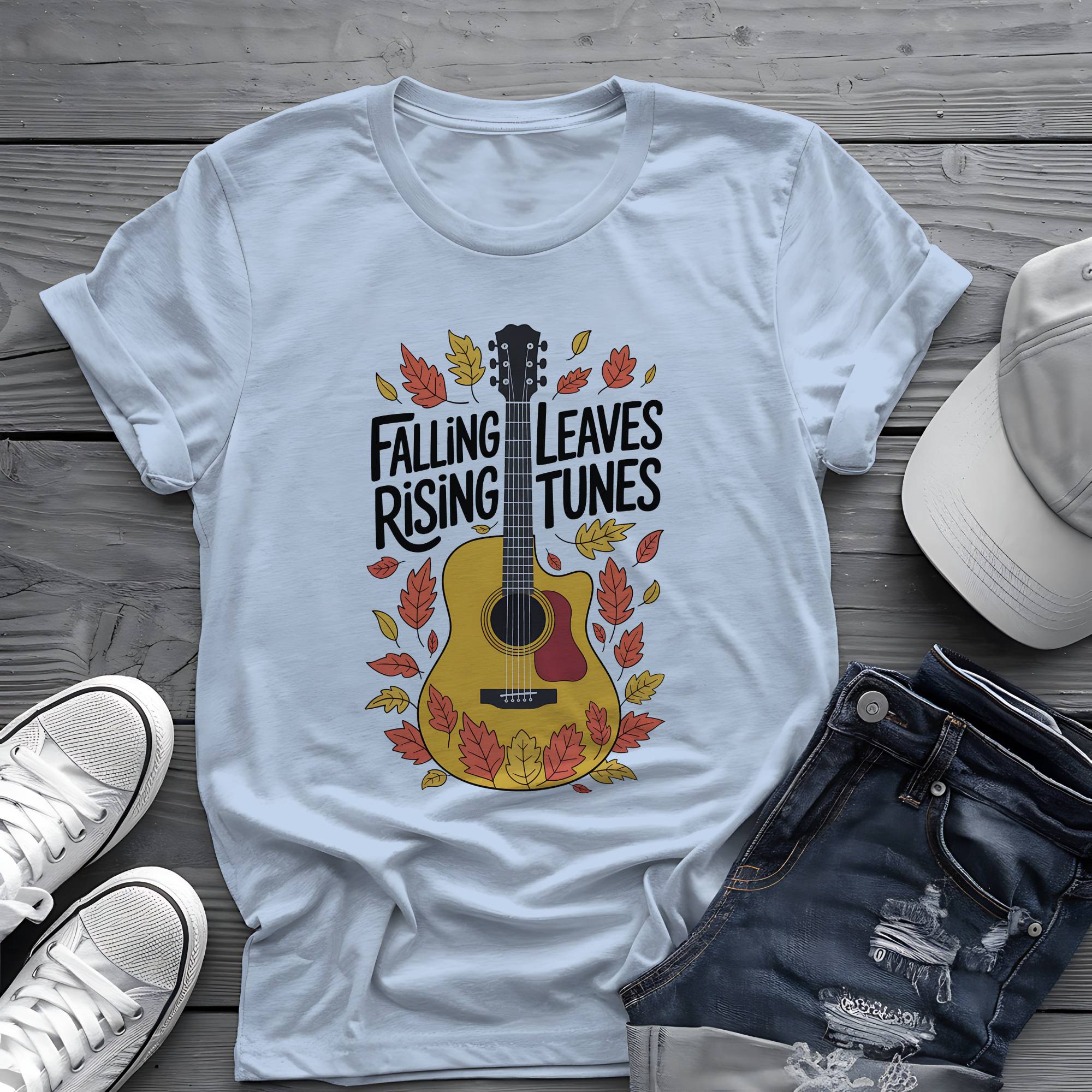 Four Seasons One Rhythm: Universal Musical Tree Graphic Tee 🌳🎵
