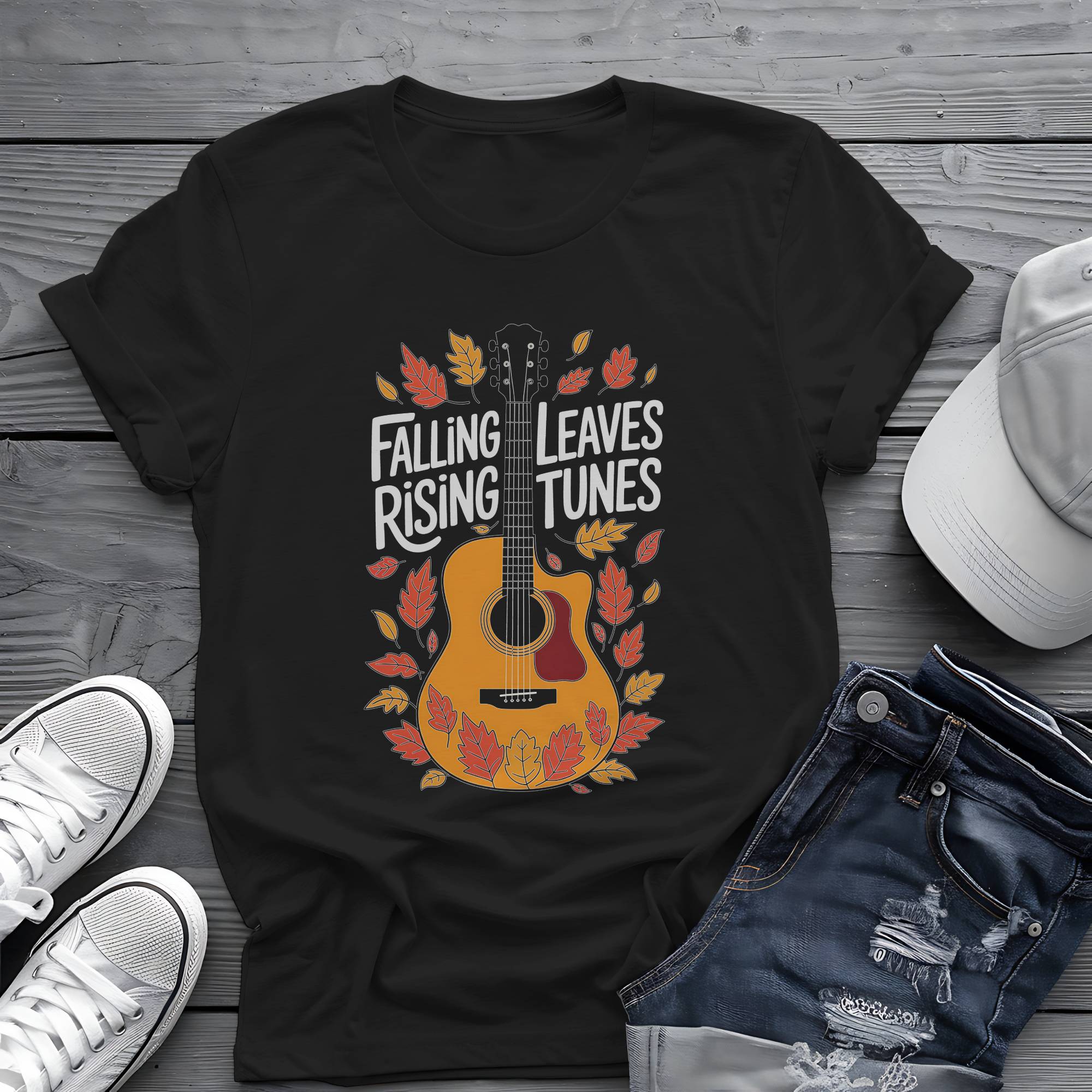 Four Seasons One Rhythm: Universal Musical Tree Graphic Tee 🌳🎵