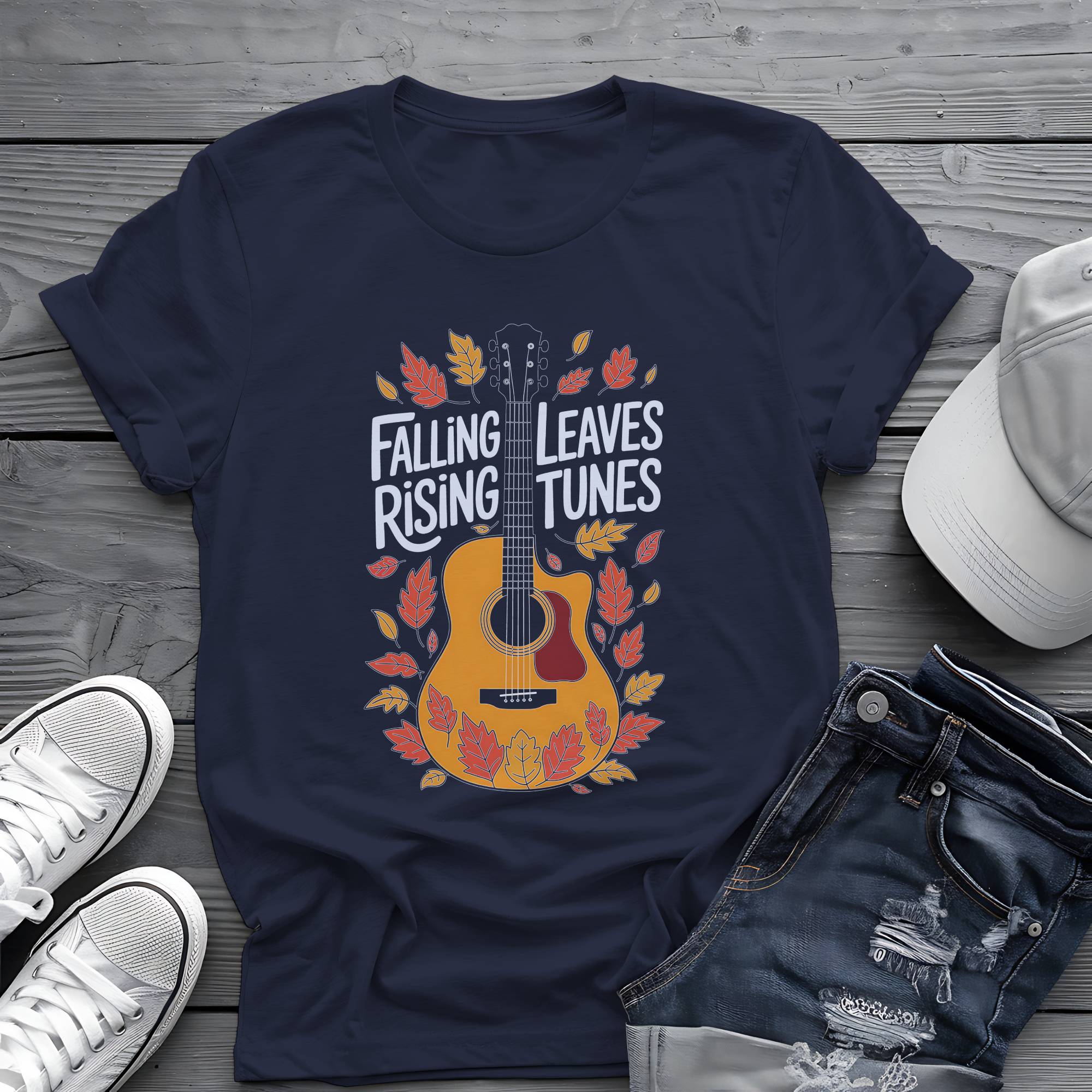 Four Seasons One Rhythm: Universal Musical Tree Graphic Tee 🌳🎵