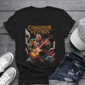 Conqueror of Chords: Genghis Khan Rock God Graphic Tee 🐎🎸