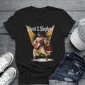 Shred for the Shepherd: Divine Guitar Virtuoso Graphic Tee 🎸✨