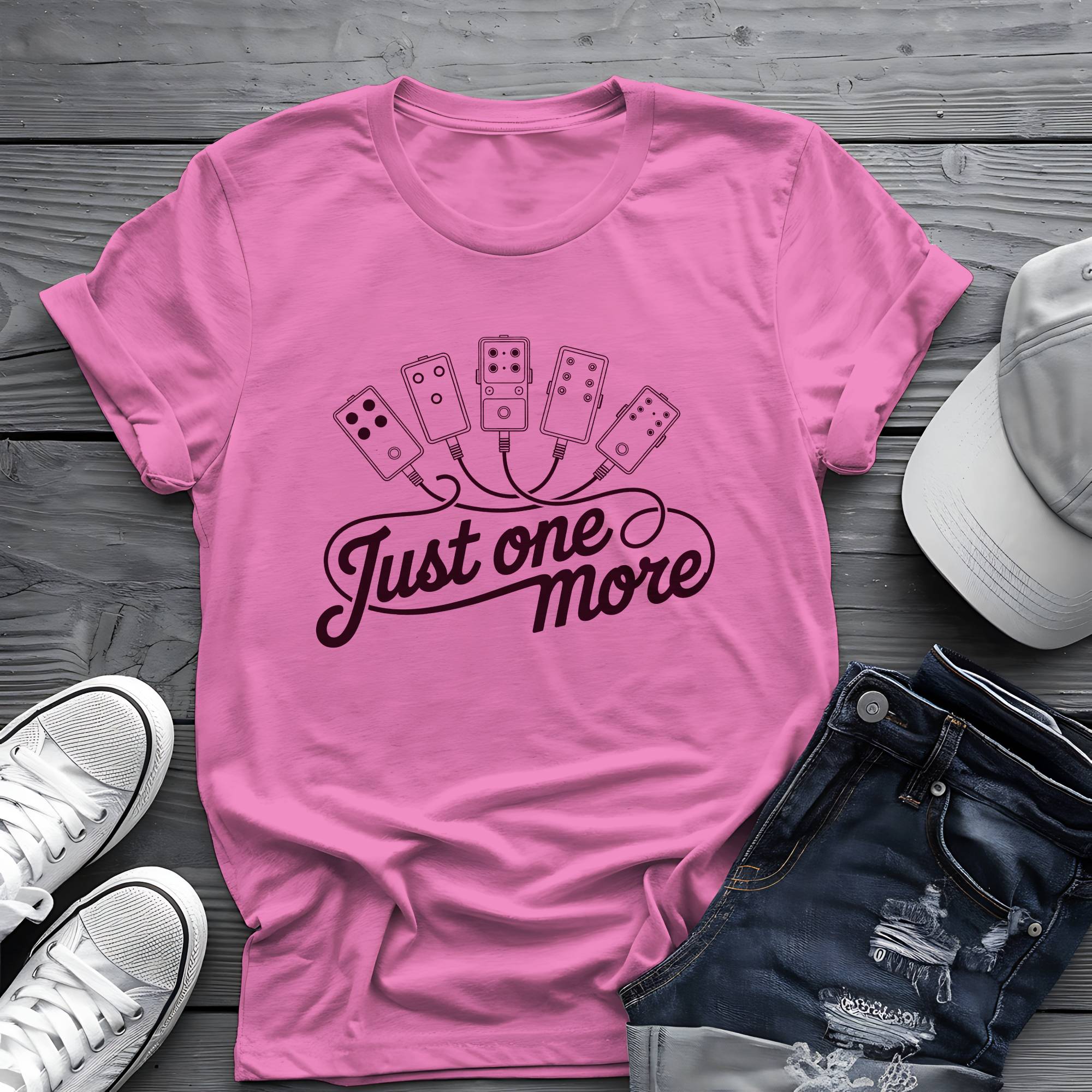 Just One More: Boutique Pedal Addict Graphic Tee 🎸🔌