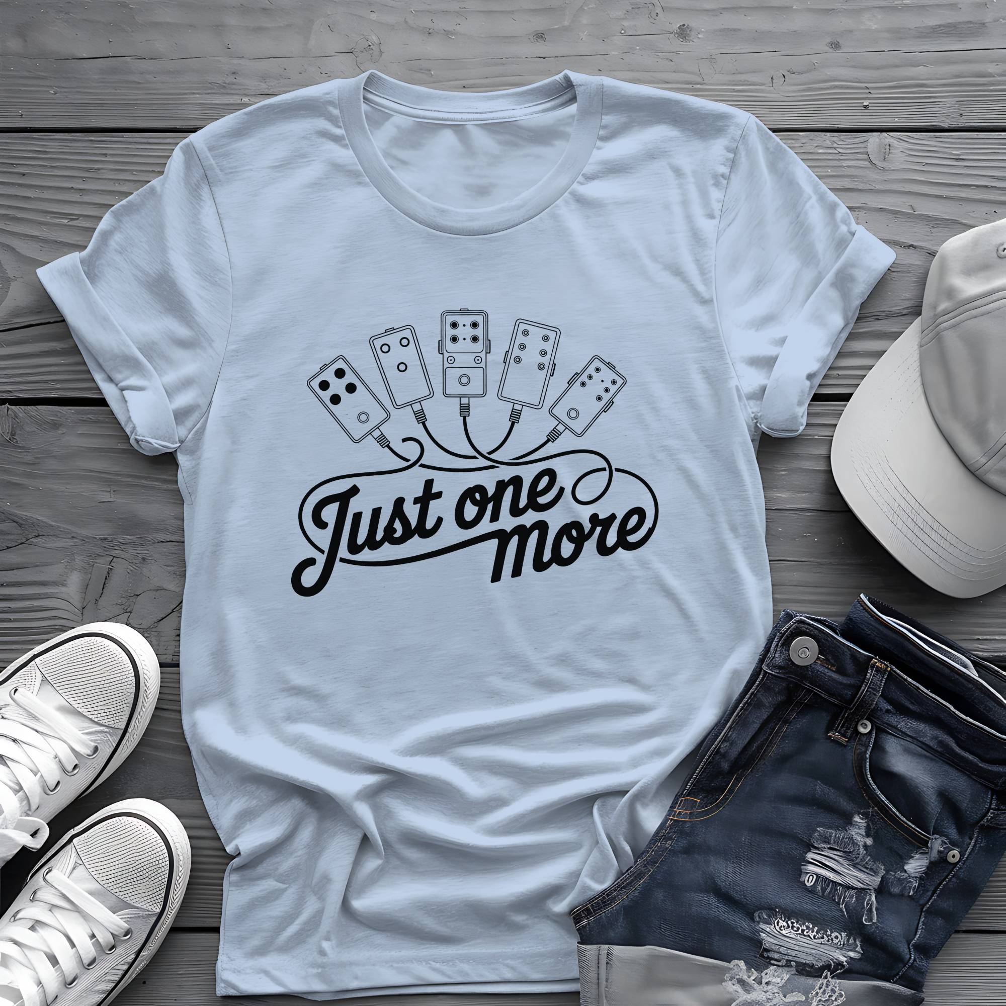 Just One More: Boutique Pedal Addict Graphic Tee 🎸🔌