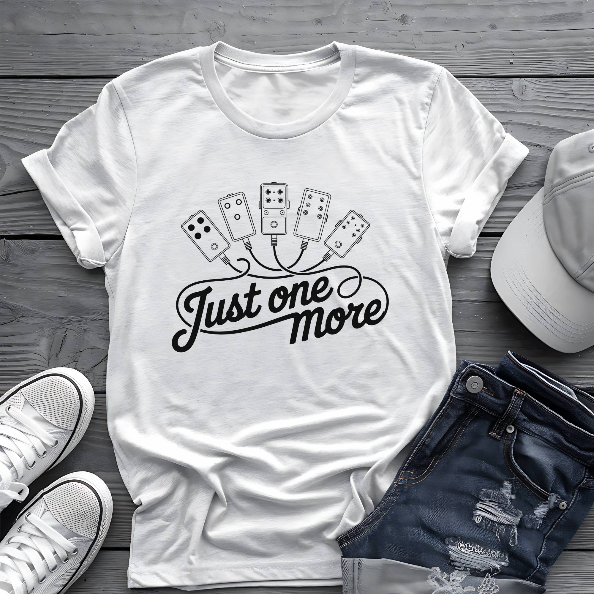 Just One More: Boutique Pedal Addict Graphic Tee 🎸🔌