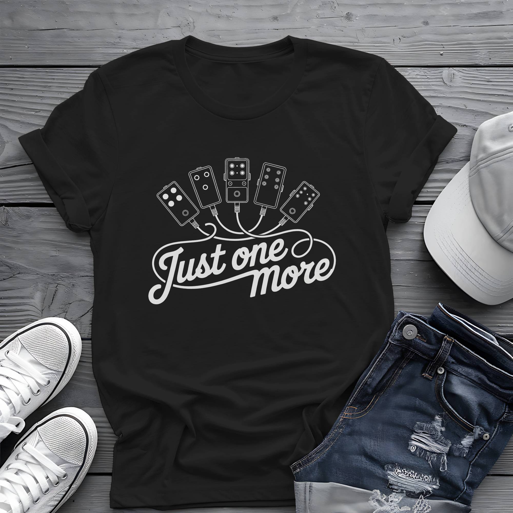 Just One More: Boutique Pedal Addict Graphic Tee 🎸🔌