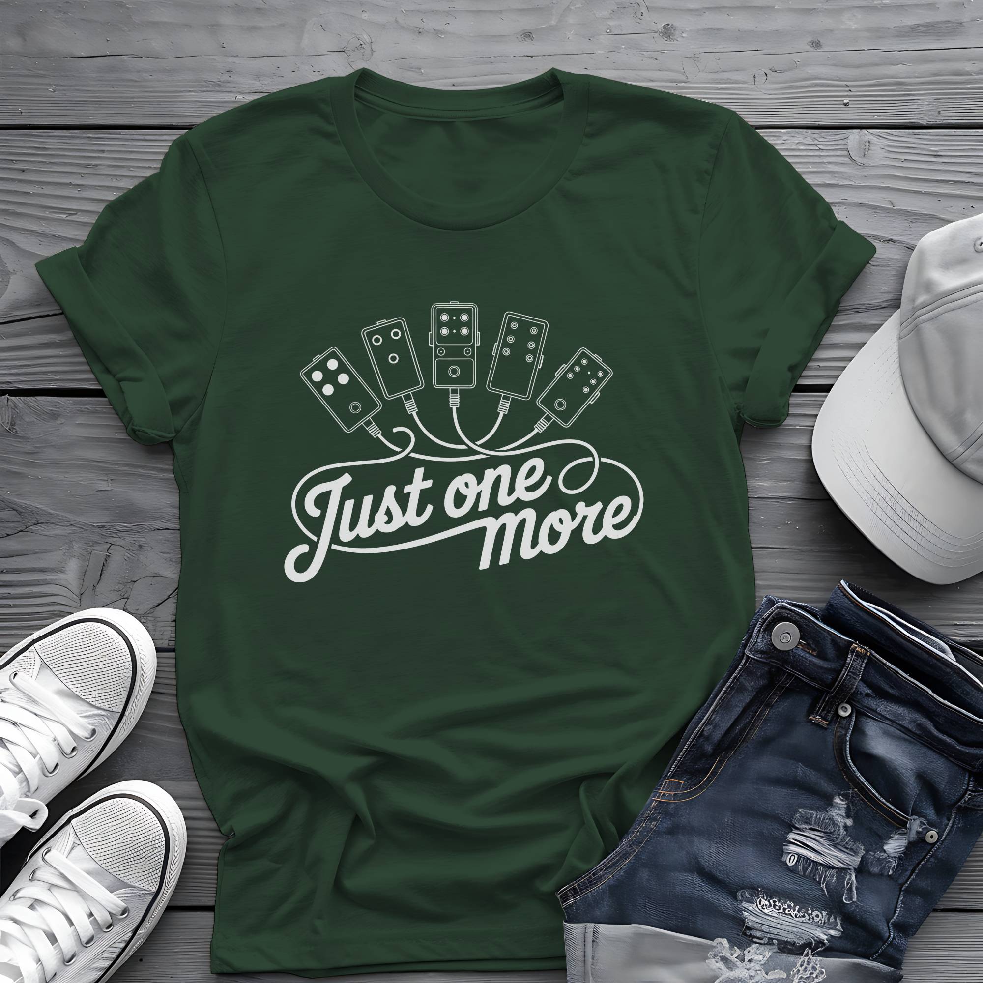 Just One More: Boutique Pedal Addict Graphic Tee 🎸🔌