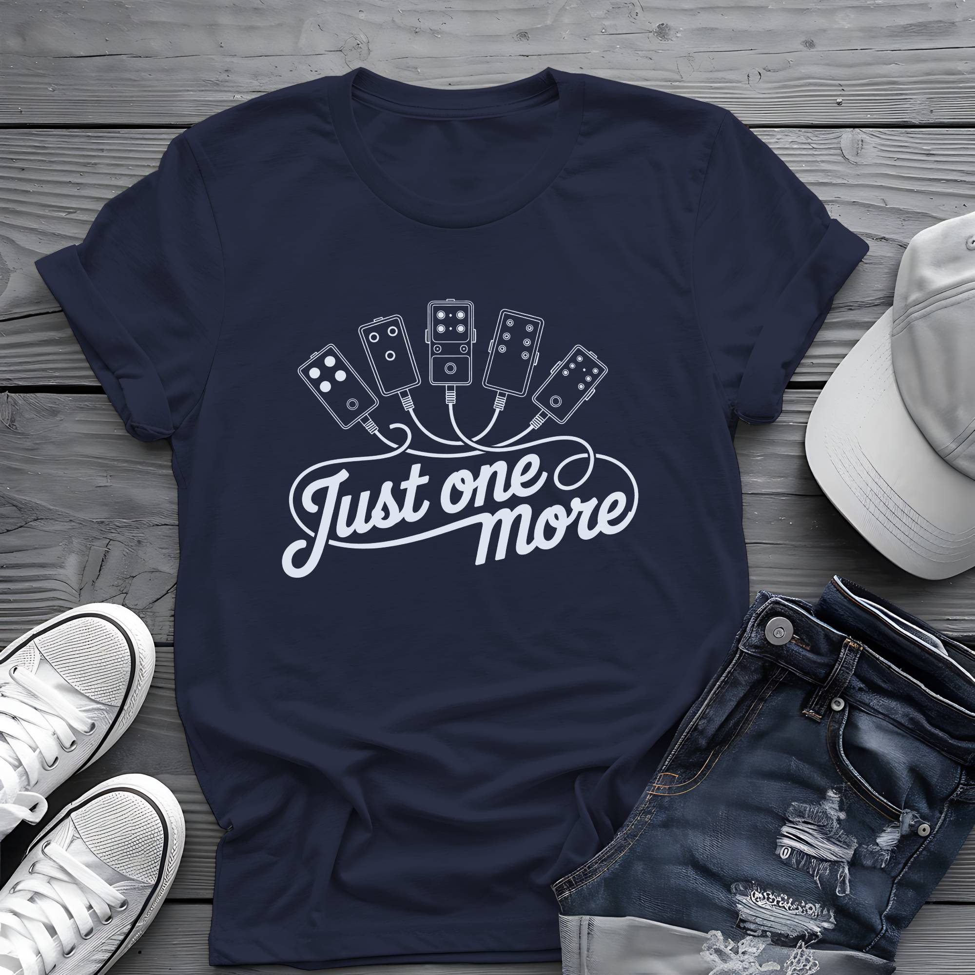 Just One More: Boutique Pedal Addict Graphic Tee 🎸🔌