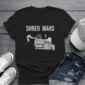 Shred Wars Tee 🎸 Guitar Battle Shirt - Retro Music Pop Culture Shirt