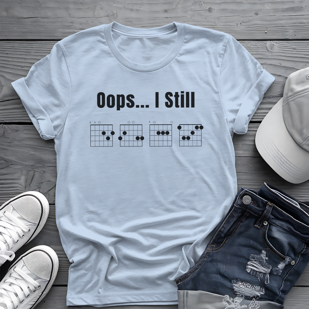 Oops... I Still DGAF Tee 🎸 Funny Chord Tabs Shirt