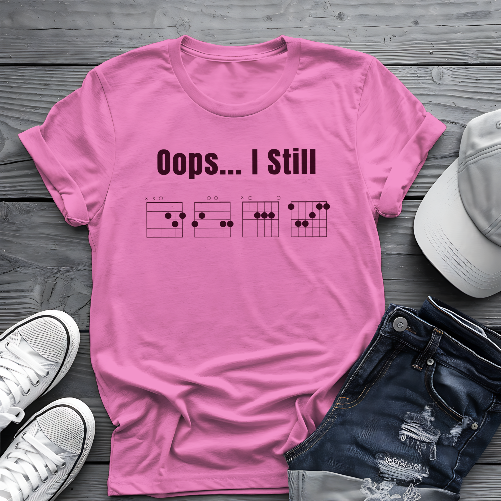Oops... I Still DGAF Tee 🎸 Funny Chord Tabs Shirt