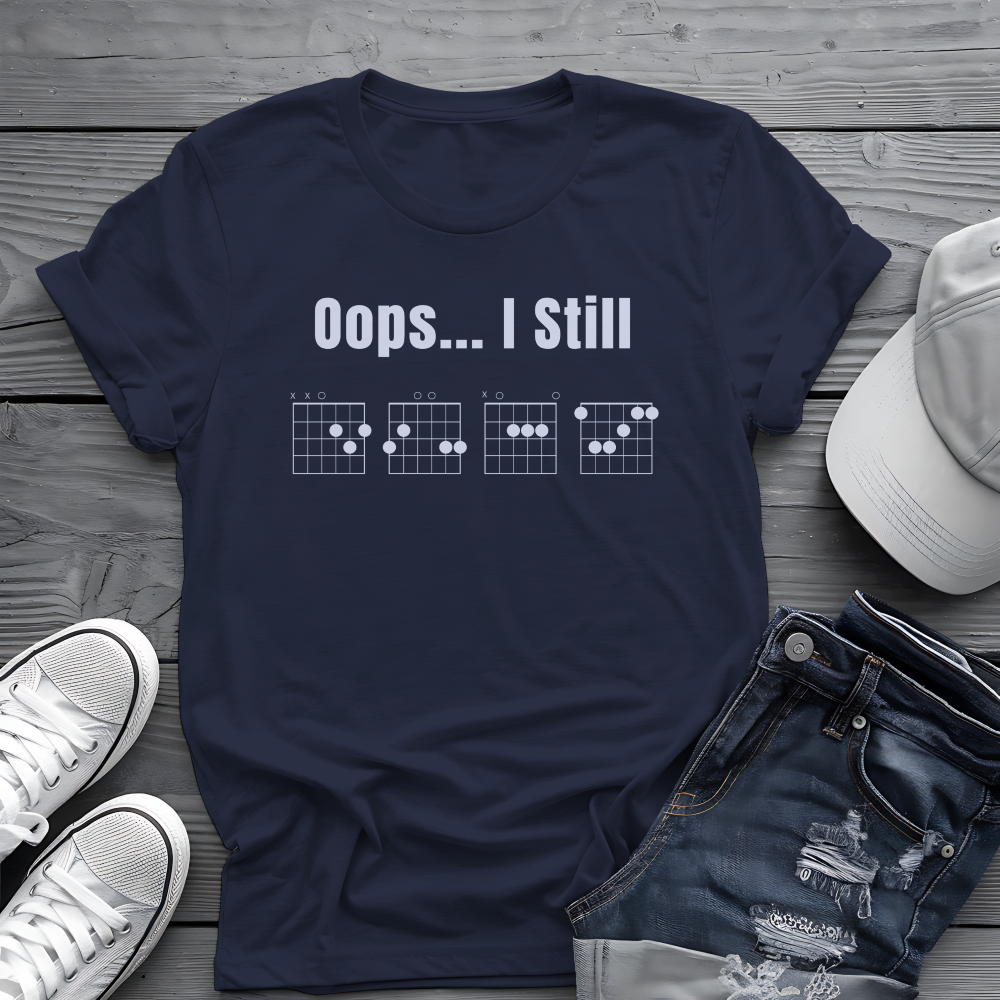 Oops... I Still DGAF Tee 🎸 Funny Chord Tabs Shirt