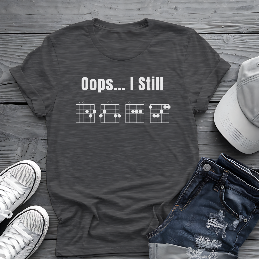 Oops... I Still DGAF Tee 🎸 Funny Chord Tabs Shirt