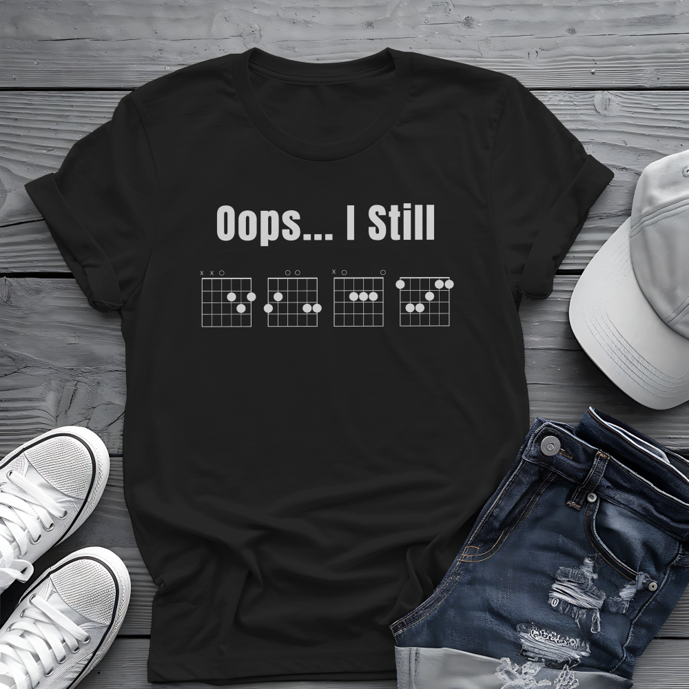 Oops... I Still DGAF Tee 🎸 Funny Chord Tabs Shirt