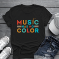 Music Has No Color Sax Tee 🎷 Unity Music Shirt - Equality Wear