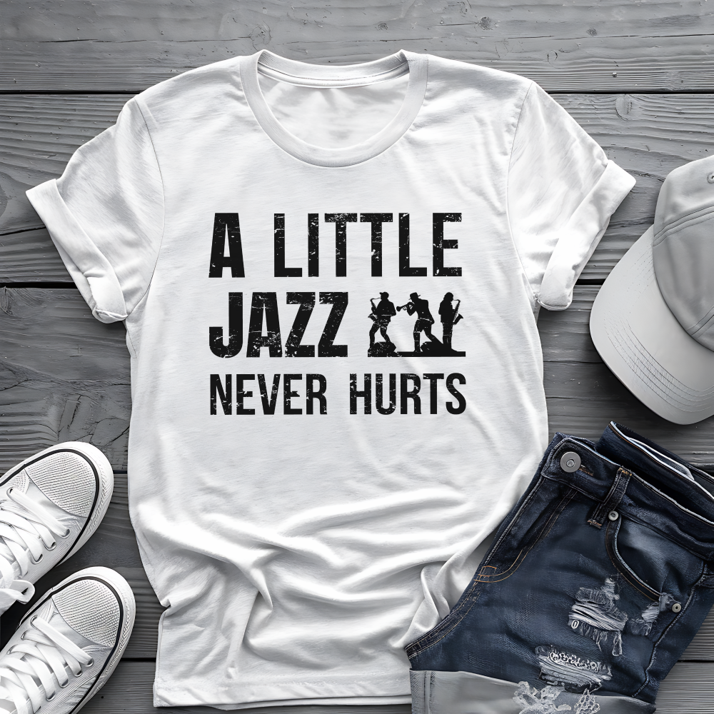 A Little Jazz Tee 🎷 Funny Jazz Music Shirt