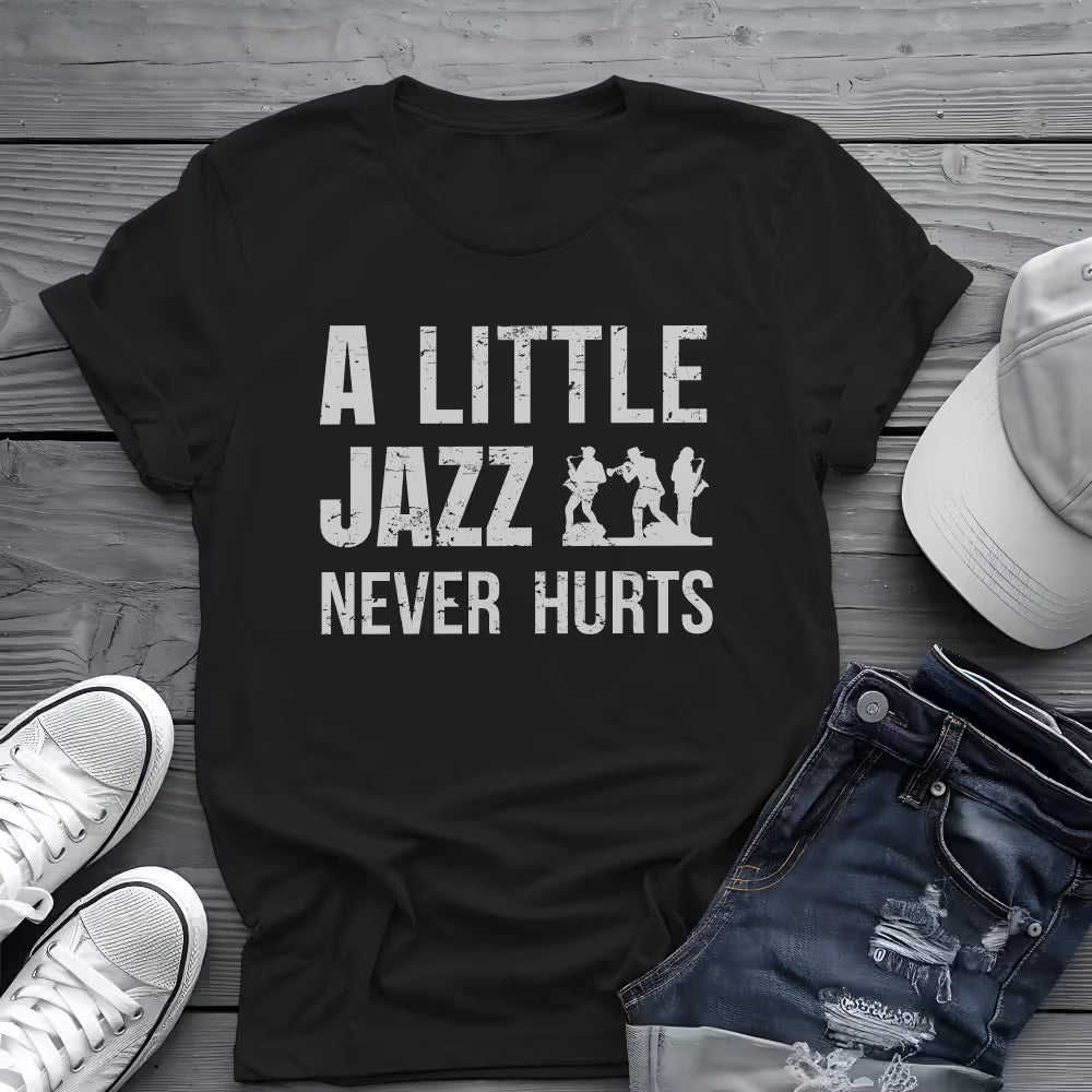 A Little Jazz Tee 🎷 Funny Jazz Music Shirt
