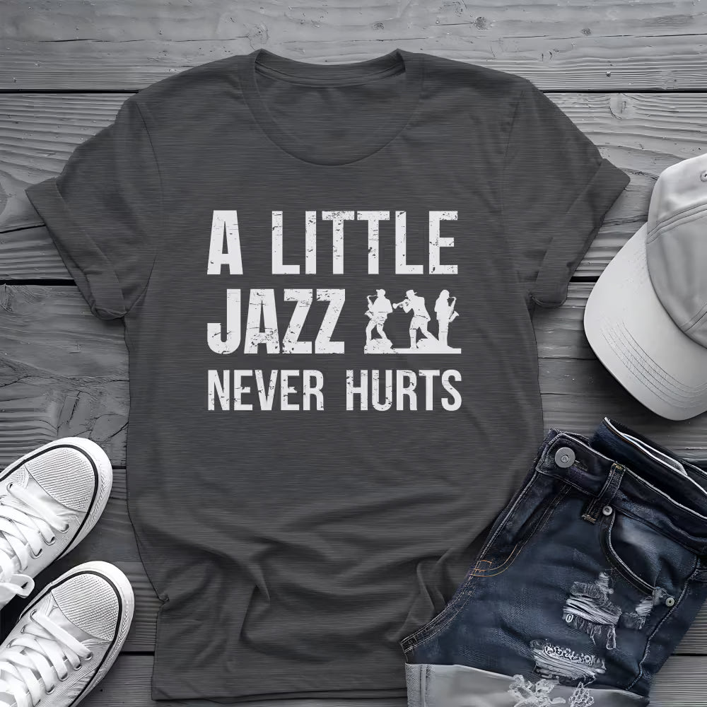 A Little Jazz Tee 🎷 Funny Jazz Music Shirt