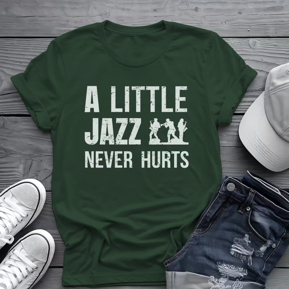 A Little Jazz Tee 🎷 Funny Jazz Music Shirt