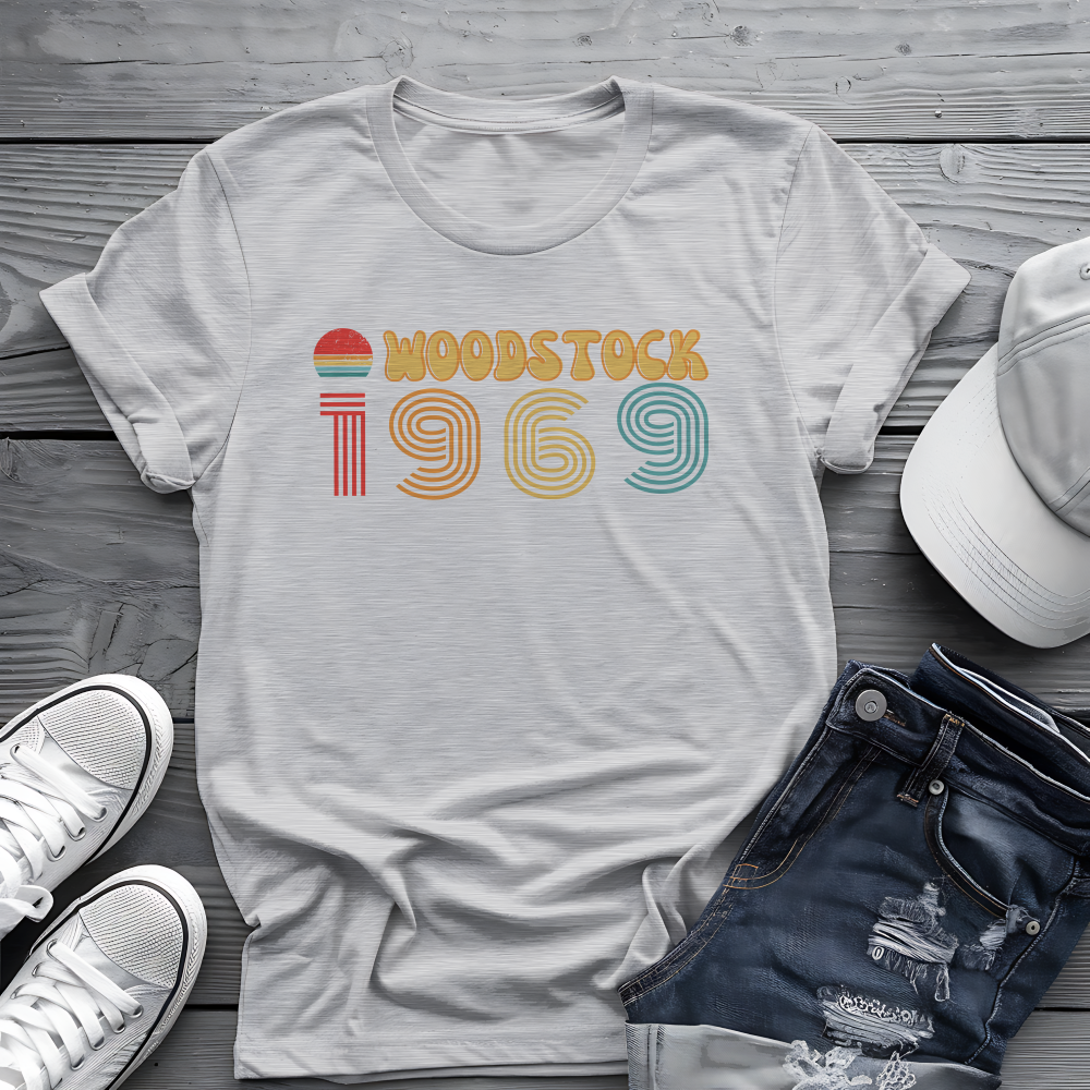 Woodstock 1969 Tee ☮️ Retro Music Festival Shirt